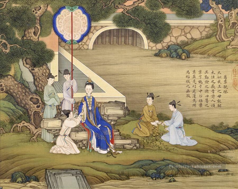 Xiong bingzhen impératrice Art chinois traditionnel Peintures à l'huile